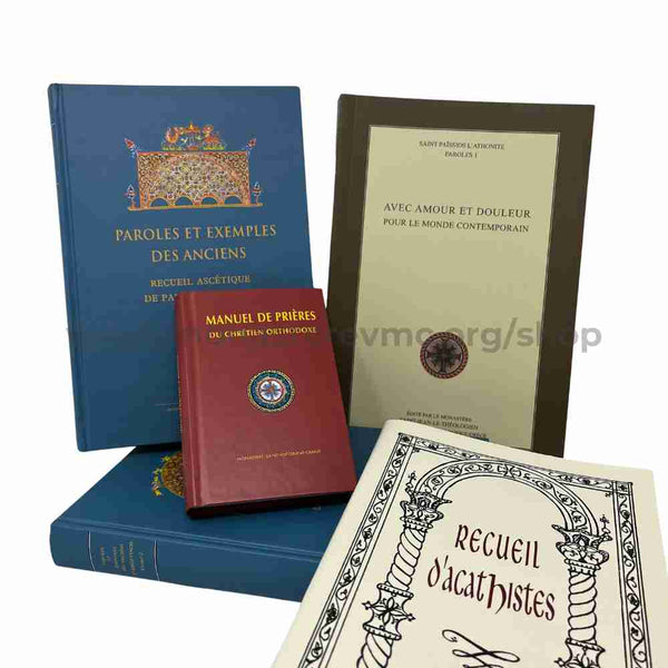 Orthodox books in French sold by the sisters of monasterevmc.org