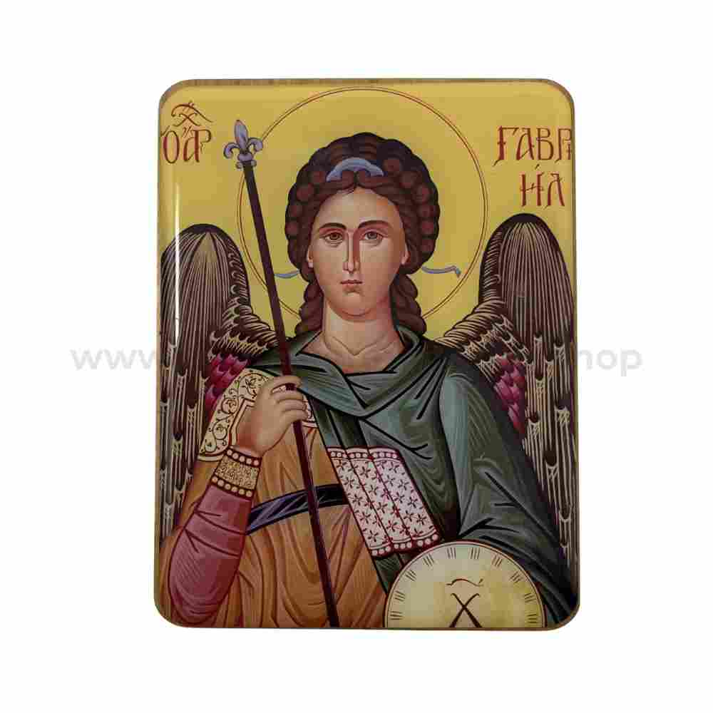 Orthodox pocket size icon of Archangel Gabriel sold by the sisters of monasterevmc.org