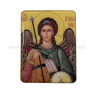 Orthodox pocket size icon of Archangel Gabriel sold by the sisters of monasterevmc.org