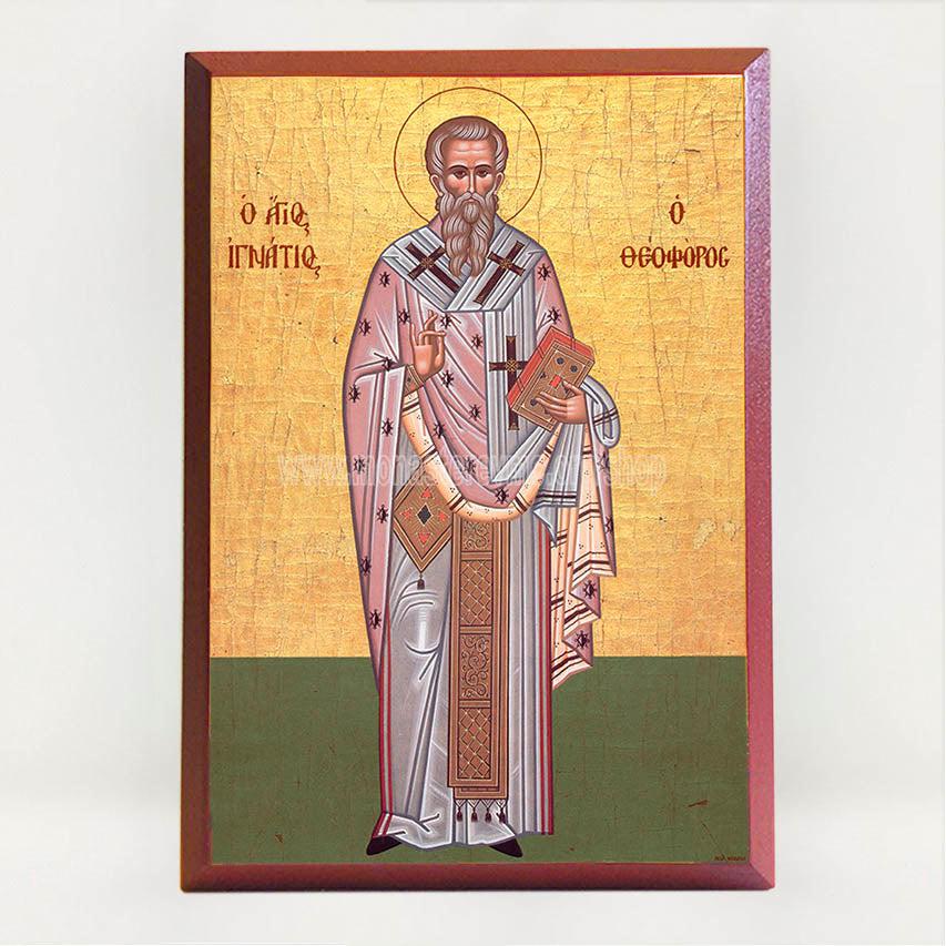 Saint  Ignatios, the God-Bearer of Antioch, byzantine custom made icon by the sisters of monasterevmc.org / Saint Ignace le théophore d'Antioche, icone byzantine orthodoxe fabriquée au Québec par les soeurs du monasterevmc.org