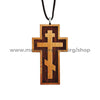 Orthodox wooden cross sold by the sisters of monasterevmc.org / Croix orthodoxe en bois vendue par les soeurs du monasterevmc.org