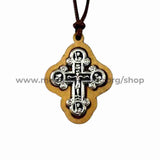 Orthodox Christian wooden cross sold in Canada by the sisters of monasterevmc.org / Croix orthodoxe en bois vendu au Québec par les soeurs du monasterevmc.org