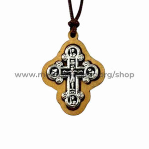 Orthodox Christian wooden cross sold in Canada by the sisters of monasterevmc.org / Croix orthodoxe en bois vendu au Québec par les soeurs du monasterevmc.org