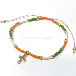 Orthodox bracelet with cross sold by the sisters of monasterevmc.org - Bracelet orthodoxe avec croix vendu par les soeurs du monasterevmc.org