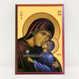 Saint Anna, the mother of the Theotokos, byzantine custom made icon by the sisters of monasterevmc.org / Sainte Anne, icone byzantine orthodoxe fabriquée au Québec par les soeurs du monasterevmc.org