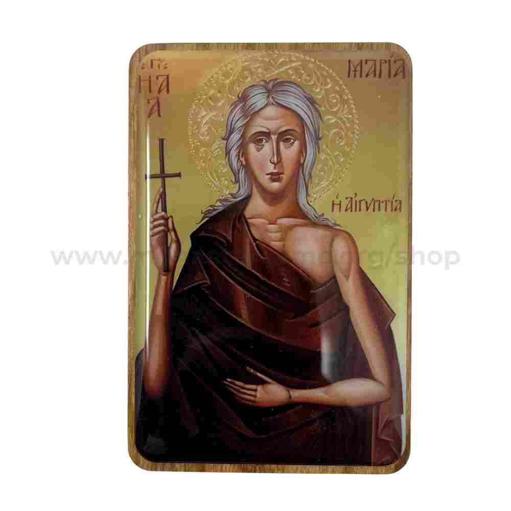 Orthodox pocket size icon of Saint Mary of Egypt sold by the sisters of monasterevmc.org