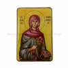 Orthodox pocket size icon of Saint Paraskevi of Rome sold by the sisters of monasterevmc.org