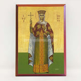 Saint Ypomoni of Constantinople, byzantine custom made icon by the sisters of monasterevmc.org / Sainte Ypomoni de Constantinople, icone byzantine orthodoxe fabriquée au Québec par les soeurs du monasterevmc.org