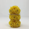 All Natural Beeswax Rose Pillar Candles 100% Canadian honey Beeswax made by the nuns monasterevmc.org