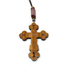 Orthodox Cross car pendant made and sold by the sisters of monasterevmc.org / Croix orthodoxe, accessoire pour l'automobile,fait à la main et vendu par les soeurs du monasterevmc.org