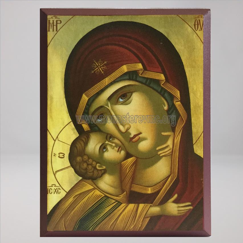 Theotokos Sweet Kissing detail